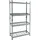 Estexo Lagerregal Metall 150x75x30 cm silber