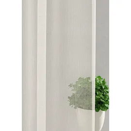 Homing "Faria" Gr. 1, beige, B:140cm H:245cm, Polyester, Gardinen, Fertigschal