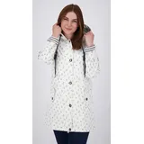 Regenjacke ANKERGLUT "Friesennerz ANKERGLUTZAUBER", Damen, Gr. 46 (L), weiß, Web, Obermaterial: 100% Polyurethan. Futter: 100% Polyester, figurumspielend hüftbedeckend, gerader Abschluss mit Druckknopf, Jacken Regenjacke, auch in Großen Größen erhältlich