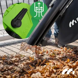 Maltec Laubbläser Laubsauger mit Schredder 3500 W