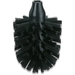 KELA Ersatz-Toilettenbürste Bürstenkopf LA BROSSE soft mit Nylon-Borsten schwarz