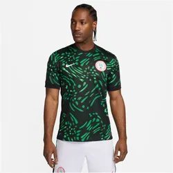 NIKE Nigeria Dri-FIT Stadium Auswärtstrikot Herren 010 - black/lucky green/white XL