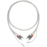 Pro-Ject Connect it Phono E 1,23m, Hochreines Phonokabel NF Kabel mit Masseleitung für Plattenspieler - 1,23m