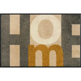 Wash+Dry Home Letters 50 x 75 cm Grau/Rot