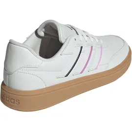 adidas Courtblock Crystal White/Crystal White/Aurora Plum 40 2/3