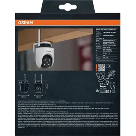 Osram SMART+ Außenkamera 360° Weiß