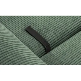 Uno Eckcouch Mikrofaser 2-Sitzer Grün