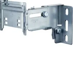 Hager G2261 Konsole zur Verwendung mit Adapterplatte für Wandabstand 78-125mm aus Stahl.Universalkonsole, Neigungswinkel vertikal verstellbar -/+