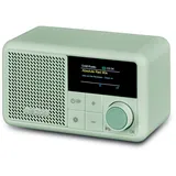 MEDION S66822 Tragbares mini DAB+ Radio mit Bluetooth Akku AUX USB-C grün