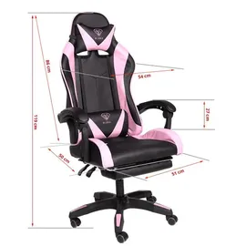 Trisens Gaming Chair ts-bs811 schwarz/rosa