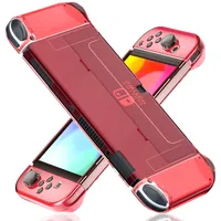 FANPL Dockable Clear Case Controller Rot Nintendo Switch