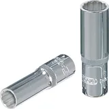KS Tools 1/4" CHROMEplus 12-kant-Stecknuss, lang 10 mm