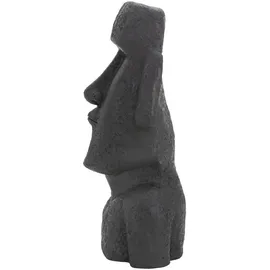 ECD Germany Moai Figur Rapa Nui Kopf 78cm hoch, aus Steinguss Kunstharz Osterinsel Statue als Dekoration Skulpturen & Dekoobjekte, Skulpturen