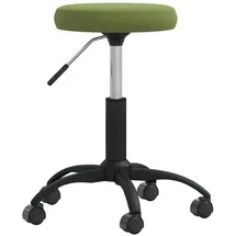 vidaXL Massagehocker Samt 40 x 50 x 40 cm Hellgrün