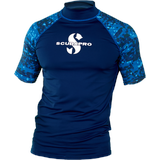 Scubapro Rash Guard UPF-50 - Herren - Kurzarm - Aegean - Gr: M