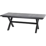 Siena Garden Gartentisch Sincro Rechteckig ausziehbar Wood Grey 100 cm x 260 cm