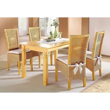 Home Affaire Stuhl »Stuhlparade, TOPSELLER!« (Set) 2 Stk.2 Stück inkl. Sitzkissen, in Handarbeit gefertigt, beige