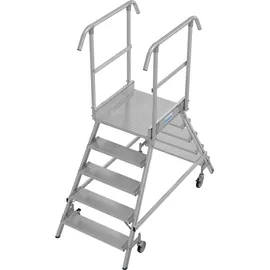 Krause Stabilo Podestleiter fahrbar 5 Stufen