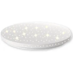 BLULAXA LED-Deckenleuchte, Aina-XL Sternenhimmel, rund, 36W