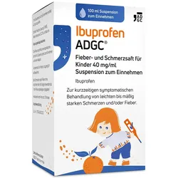 Ibuprofen ADGC Fieber und Schmerzsaft für Kinder 40mg/ml