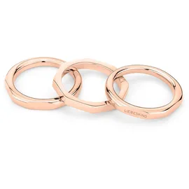 Liebeskind Berlin Ring-Set LIEBESKIND BERLIN "Schmuck Geschenk Edelstahl Ring Urban Chic" Gr. 54, rosa (roségoldfarben), Fingerringe, Damen, 54, Edelstahl, 3mm