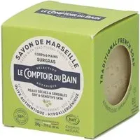 Le Comptoir du Bain Savon de Marseille solide Olive authentique 200 g