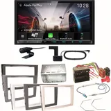 Kenwood DMX8021DABS CarPlay Einbauset für Opel Astra H Corsa D Zafira B Antara