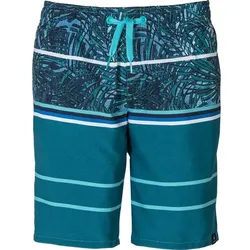 FIREFLY Jungen Badeshorts Karim, Blau/Petrol/Weiß, 128