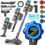 Kesser Akku Staubsauger Blau / Gold mit STS34 Motor