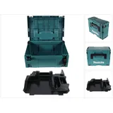 Makita Makpac 2 Systemkoffer mit Einlage für BDA/DDA 351 grün