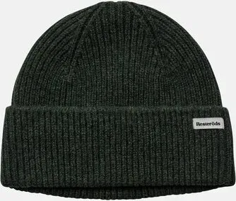Resteröds Woll-Strickmütze - Grün Einheitsgröße