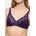 Damen BH mit Bügel ohne Polsterung Verstellbare Träger 75D Royal Purple 75D