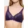 Damen BH mit Bügel ohne Polsterung Verstellbare Träger 75D Royal Purple 75D