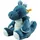 Steiff 087686 - Spott Stegosaurus, Dinosaurier Plüschtier, blau/petrol, 28 cm