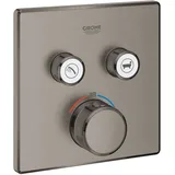 Grohe Grohtherm SmartControl Thermostat mit 2 Ventilen hard graphite gebürstet (29124AL0)