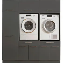 laundreezy Mehrzweckschrank-Set LAUNDREEZY LDSK13 185 x 200 x 67,5 cm grau