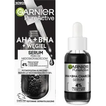 Garnier Reines Leder Serum gegen Unvollkommenheiten mit Aha BHA und Kohlenstoff, 30ml