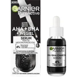 Garnier Reines Leder Serum gegen Unvollkommenheiten mit Aha BHA und Kohlenstoff, 30ml