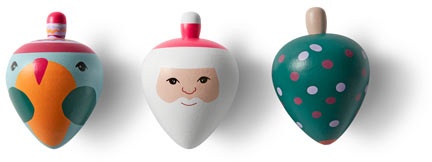 Tchibo - Kreisel-Set »Santa« - Mehrfarbig - Kinder - Mehrfarbig
