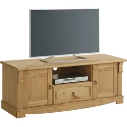 Lowboard HOME AFFAIRE "Anna", beige (natur), B:140cm H:52cm T:46cm, Sideboards