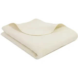 ZOLLNER Kuscheldecke,, Weiß, Textil, 160x200 cm, Oeko-Tex® Standard 100, Wohntextilien, Decken, Kuscheldecken