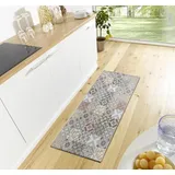 HANSE HOME Läufer »Mosaik«, rechteckig, 6 mm Höhe, strapazierfähig, Pflegeleicht robust, Anti-Slip, Küche, Flur, Eingangsbereich, Esszimmer – Grau Multifarben, 75x150m