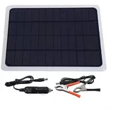 20 W Solarpanel 12 V Erhaltungsladegerät für Boot, Auto, Wohnmobil, Batterieladegerät Solar Autobatterie Ladegerät