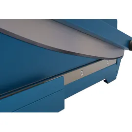 DAHLE 517 Hebel-Schneidemaschine mit manueller Bügelpressung (550 mm bis DIN A3, Schnitthöhe 3,5 mm, Metalltisch) Blau