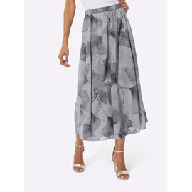 CREATION L A-Linien-Rock Damen Floral Hellgrau 38