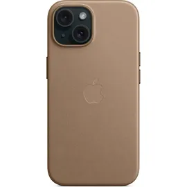 Apple iPhone 15 Feingewebe Case taupe