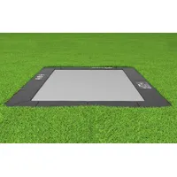 Flat to the ground Trampoline Rechthoekig Akrobat Primus Black 520 x 305 cm