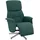 vidaXL Relaxsessel Dunkelgrün Stoff 91 x 105 x 91 cm Grün drehbar mit Kissen