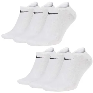 Nike Everyday Lightweight No-Show-Trainingssocken White/Black 34-38