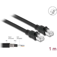 DeLock Netzwerkkabel RJ45 Cat.6A F/UTP mit innerem Metallmantel 1